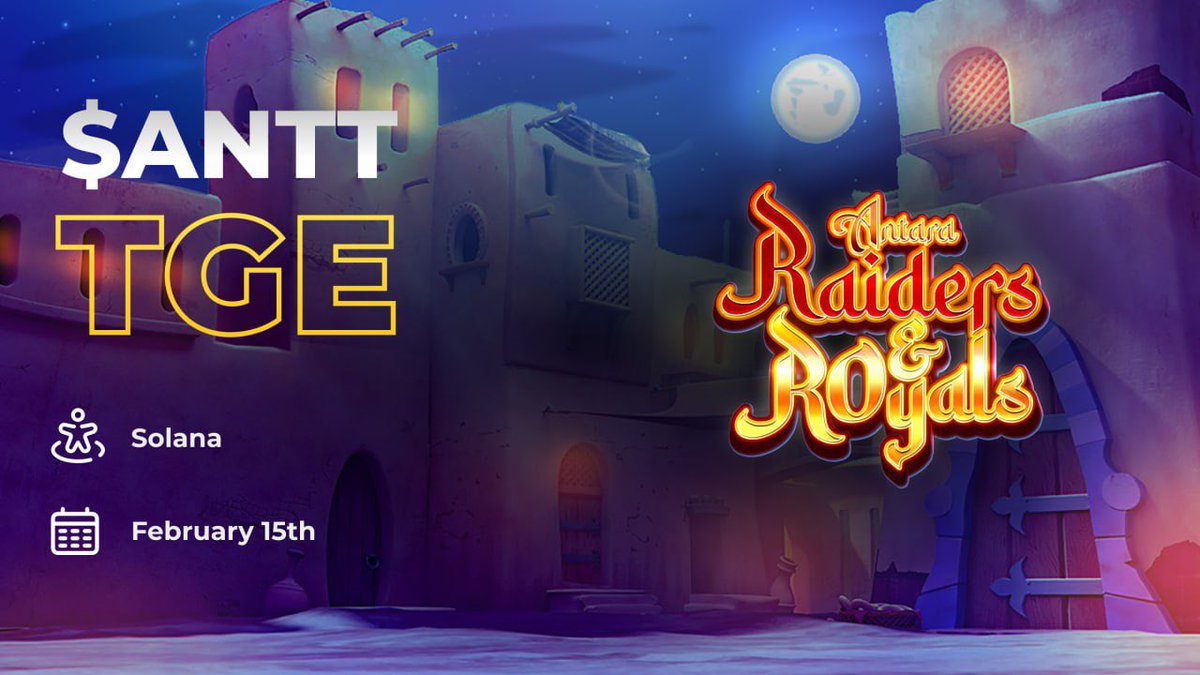 We're thrilled to announce the $ANTT TGE will take place February 15th via @RaydiumProtocol on Solana. 

We'll have more updates on where to buy it very soon. Stay tuned.

The Antara Ecosystem is starting to generate some serious momentum. Do not sleep on it.