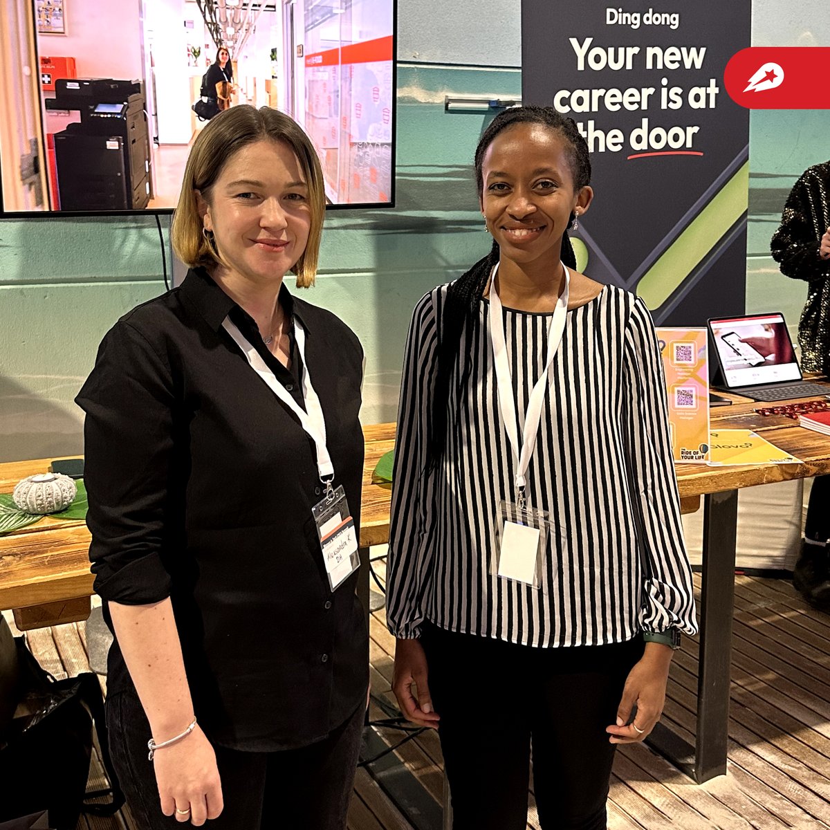 Tech_DH's tweet image. 🙌 Today, we were in Hamburg at #FemTechConf
👩🏽‍💻The biggest Community in the EU for Women in Tech
👋 Thanks to the organizers, our heroes at the booth, Aleksandra Kovachev, Data Science Manager @DeliveryHerocom, and @ShiroTheuri, Sr Director of Engineering @Glovo.

#deliveryhero