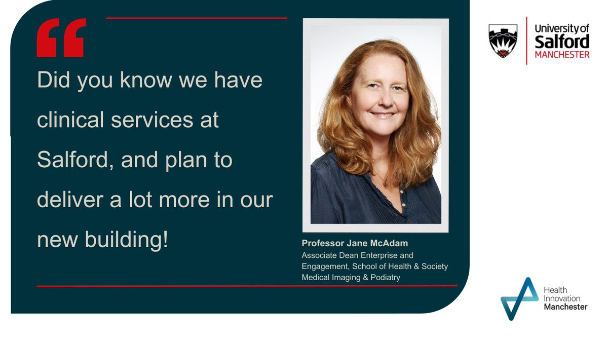 UoS Health & Society (@uos_healthsoc) on Twitter photo Calling Healthcare Providers & Partners!
On 7 Feb we open our doors for the University of Salford's Health Innovation Festival #UoSHealthFestival
Visit our world class health facilities and meet our experts, including <a href="/DrJaneMcAdam/">Professor Jane McAdam</a>
Book here: bit.ly/3O6JQUy Calling Healthcare Providers & Partners!
On 7 Feb we open our doors for the University of Salford's Health Innovation Festival #UoSHealthFestival
Visit our world class health facilities and meet our experts, including <a href="/DrJaneMcAdam/">Professor Jane McAdam</a>
Book here: bit.ly/3O6JQUy