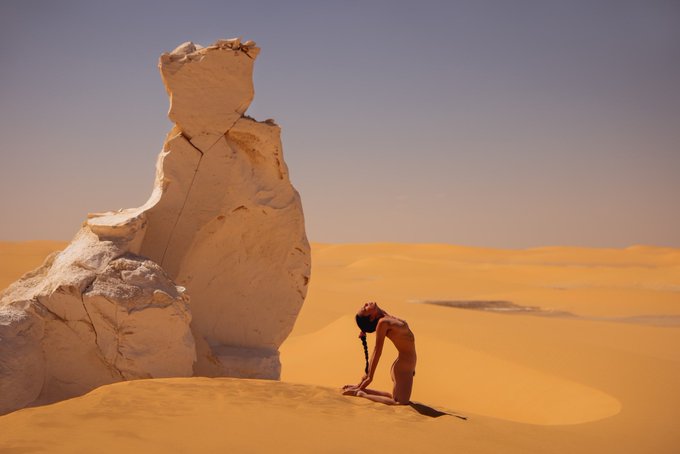 I have the energy I need stored within me&hellip;  Photo by Gerard @GChillcott  Sahara Desert, Egypt October