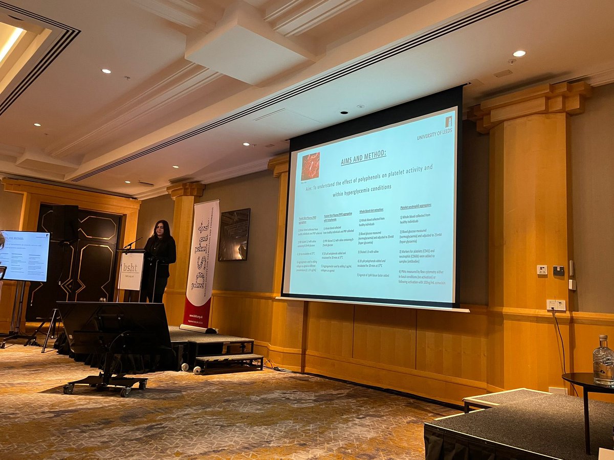 isabelcandir's tweet photo. National Oral Presentation at the British Society for Haemostasis and Thrombosis (BSHT).

It was an amazing opportunity to present my work that I completed from the Summer Studentship to many scientists and clinicians nationally!

@BritSocHaemThro https://t.co/b7nFZeJZXY
