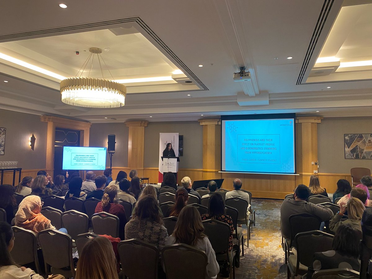 isabelcandir's tweet photo. National Oral Presentation at the British Society for Haemostasis and Thrombosis (BSHT).

It was an amazing opportunity to present my work that I completed from the Summer Studentship to many scientists and clinicians nationally!

@BritSocHaemThro https://t.co/b7nFZeJZXY