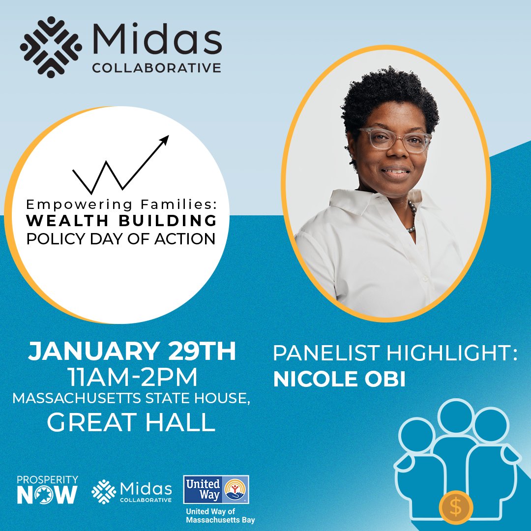 Join the Midas Collaborative, <a href="/prosperitynow/">Prosperity Now</a> , and <a href="/UnitedWayMABay/">United Way Mass Bay</a> for our Empowering Families Through Wealth Building and Asset Development: A Policy Day of Action! Register now: …lthbuildingforfamilies.splashthat.com