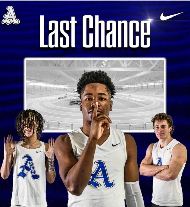 👟Indoor Meet Day 

🎟️Last Chance Invite

 📍Crossplex Athletic Facility 2331 Bessemer Road, Birmingham, AL 35208 

🕕12:30 pm 

💻 live.xpresstiming.com/meets/29476

#Clawsup🐾