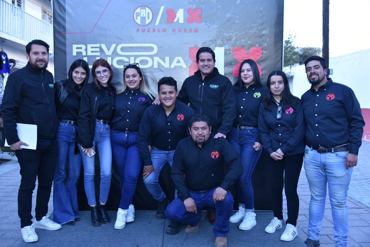MovPRIMXDGO's tweet photo. ¡Bienvenidos, Pueblo Nuevo! 
A seguir #rEvolucionando 😎🟢

#PRImx https://t.co/iDSY6ISWmE