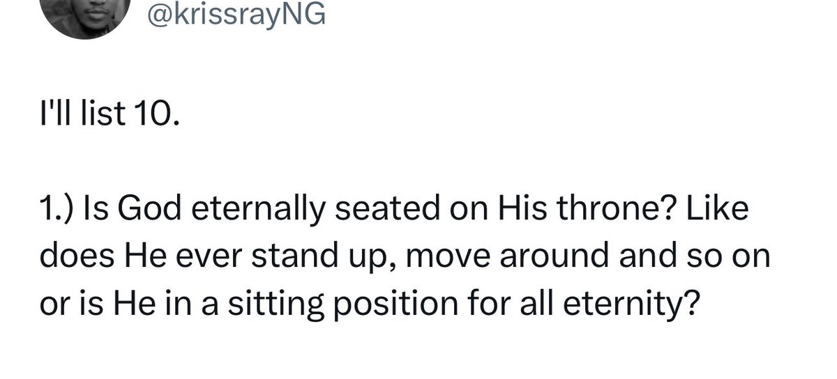 pst_iren's tweet photo. ‘Seated’ is a metaphor for authority. e.g We also are seated with Christ in heavenly places (Eph 2:6), yet we are on earth. It means we enjoy Christ’s authority. Not that we or God are literally seated on a particular seat. https://t.co/jg3nZFRURP