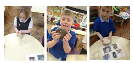 IPMATGirnhill's tweet photo. Foxes have been inspired by Henry Moore and Barbara Hepworth to create 'voids' in clay/playdough sculptures this afternoon. #IPMATGIS #GIRNHILLfoxes #GIRNHILLart https://t.co/gwgsRMF8Ud