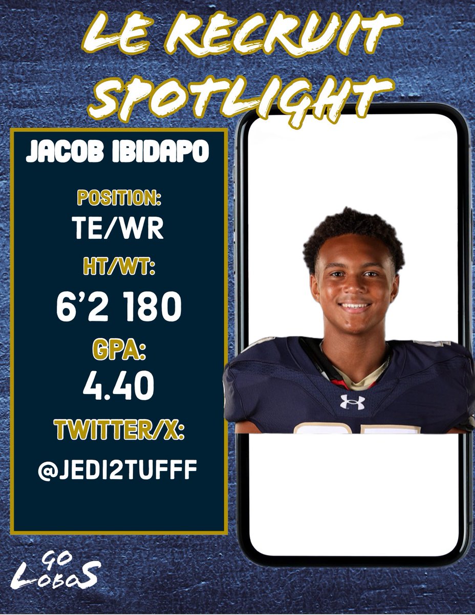 LEHSfball's tweet photo. Recruit of the week… versatile pass catcher who can also block efficiently ⭐️ 

#RecruitLE https://t.co/wXLWYLU7H0