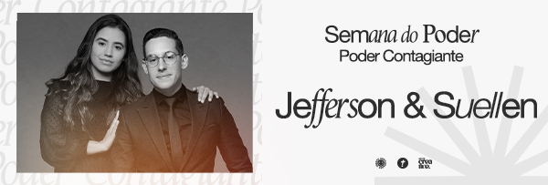 SIIM ! ELES ESTARÃO PRESENTE EM NOSSA CASA! ❤️‍🔥

Para fechar com mais chave de ouro ainda a nossa Semana do Poder, Jefferson e Suellen estarão no #DIA05 da semana do Poder 🔥

Assista conosco online> Atitude Tv
Chegou a hora! Vamos contagiar a nossa nação com o Poder de Deus? 🔥