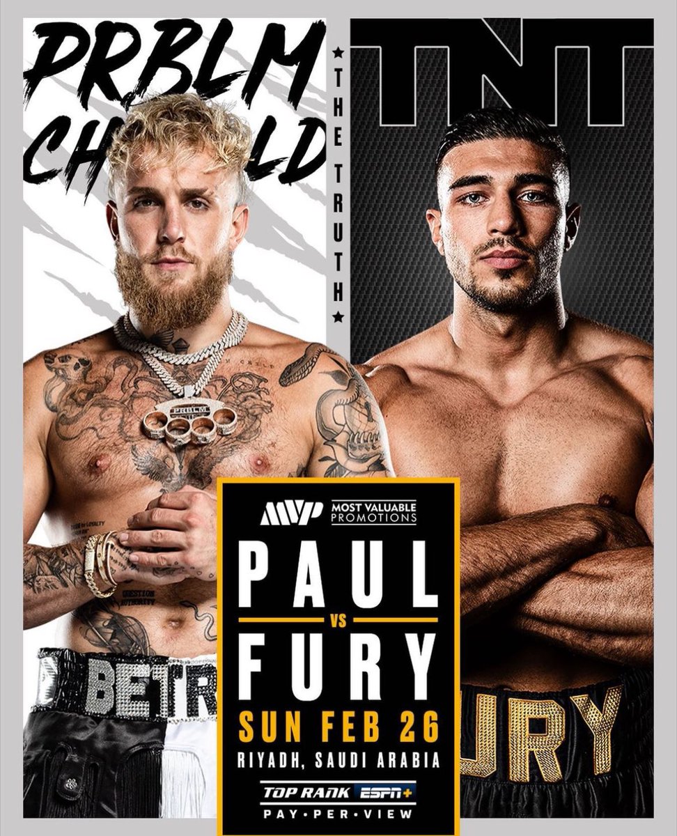 mvpupdates_'s tweet image. On this Friday One Year ago Today, Jake Paul and Tommy Fury was announced. 800,000+ PPVS later, this cemented itself as one of the biggest PPV events of 2023 🙌 Congrats to both men 

now the rematch awaits… #PaulFury
