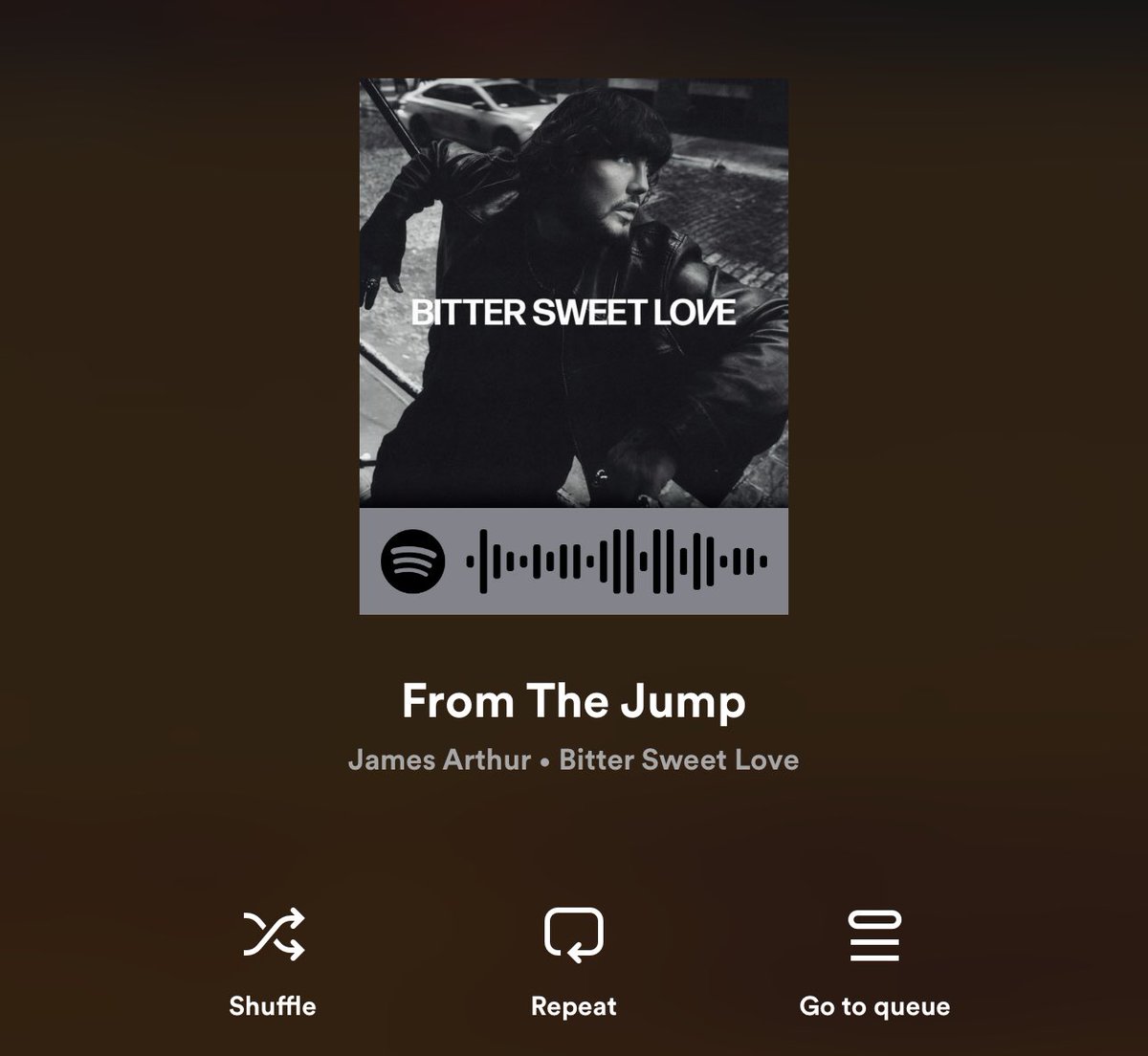 Beautiful song from the new album

 #Bittersweetlove #Jamesarthur