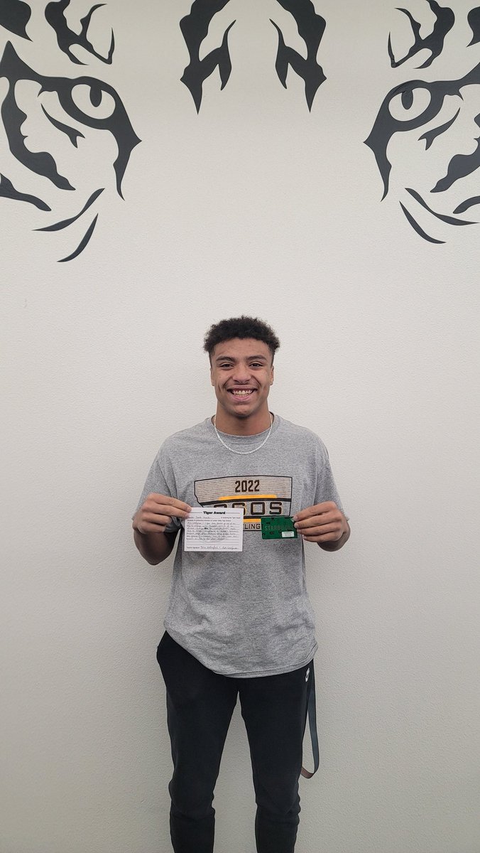 Hunter was spotted going out of his way to make a struggling student, who he did not know, feel welcome. Hunter was kind, and it was clear this greatly helped the other student. #Tigeraward2324 <a href="/Fremont1_LVHS/">Lander Valley HS</a>