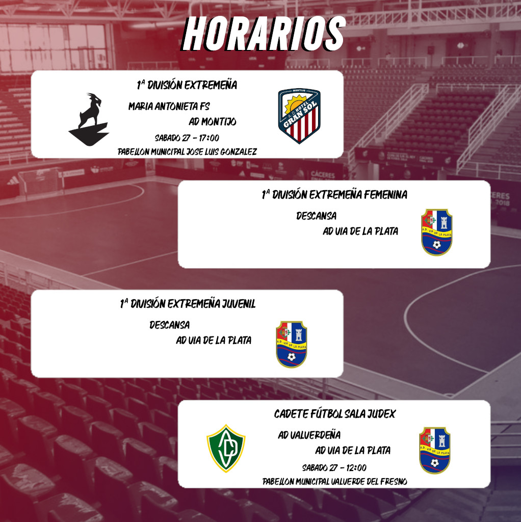 🏆 PARTIDOS DEL FIN DE SEMANA 🏆

#VamosVia #VIAAA #AUAUAU