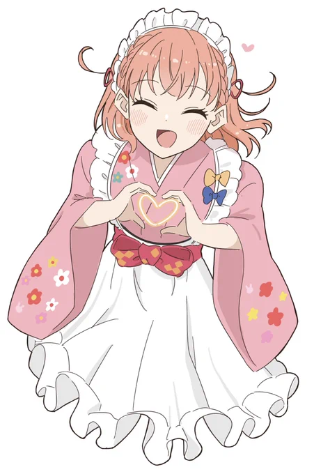 フォロワーからメイド花帆描いて…お願い……と依頼されたので描きました!! 