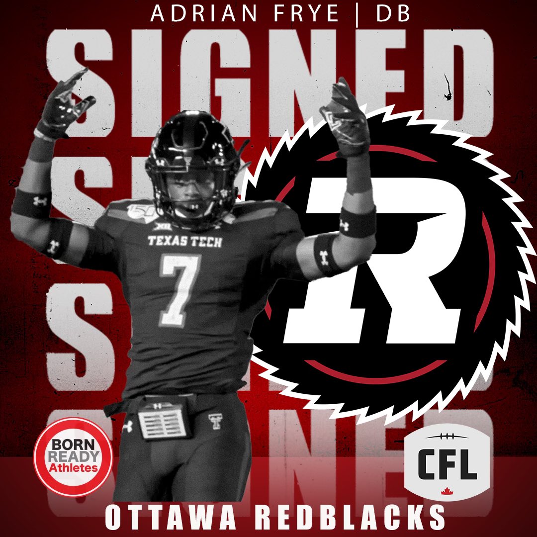 Please join us in congratulating our client, Adrian Frye <a href="/frye_adrian/">Agee 🌵</a> _, for signing a contract to play for the CFL’s Ottawa Redblacks! 🏈💰 He has a history of excelling at both the safety and cornerback positions.

Best of luck Big Dawg! 🐶⚡️@cflredblacks

#FryeIsland🏝️