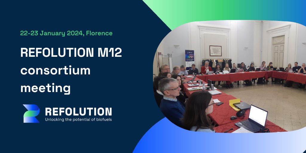 refolution_HEU's tweet image. 📢 This week @refolution_HEU  project met in Florence for its M12 consortium meeting, hosted by @etaflorence 
 
🙏 A big thank you to all the attendees!

👉 Check out our website if you want to know more about the project: refolution.eu

#biofuels #aviation #maritime