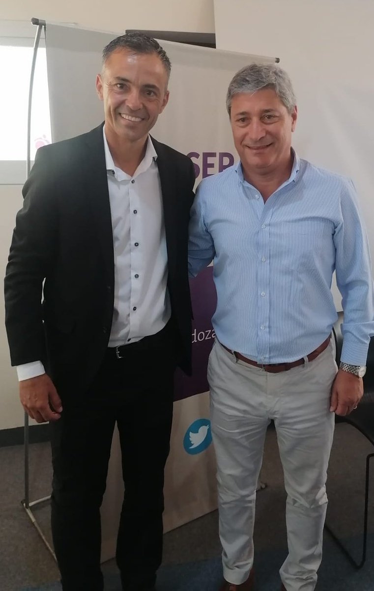 CarlosFunesMZA's tweet photo. Bienvenido al equipo de @OsepMza Ramiro Blanco🤝 
A partir de hoy @crblanco8 estará a cargo de la Subsede de La Paz. https://t.co/npazTxgMpg