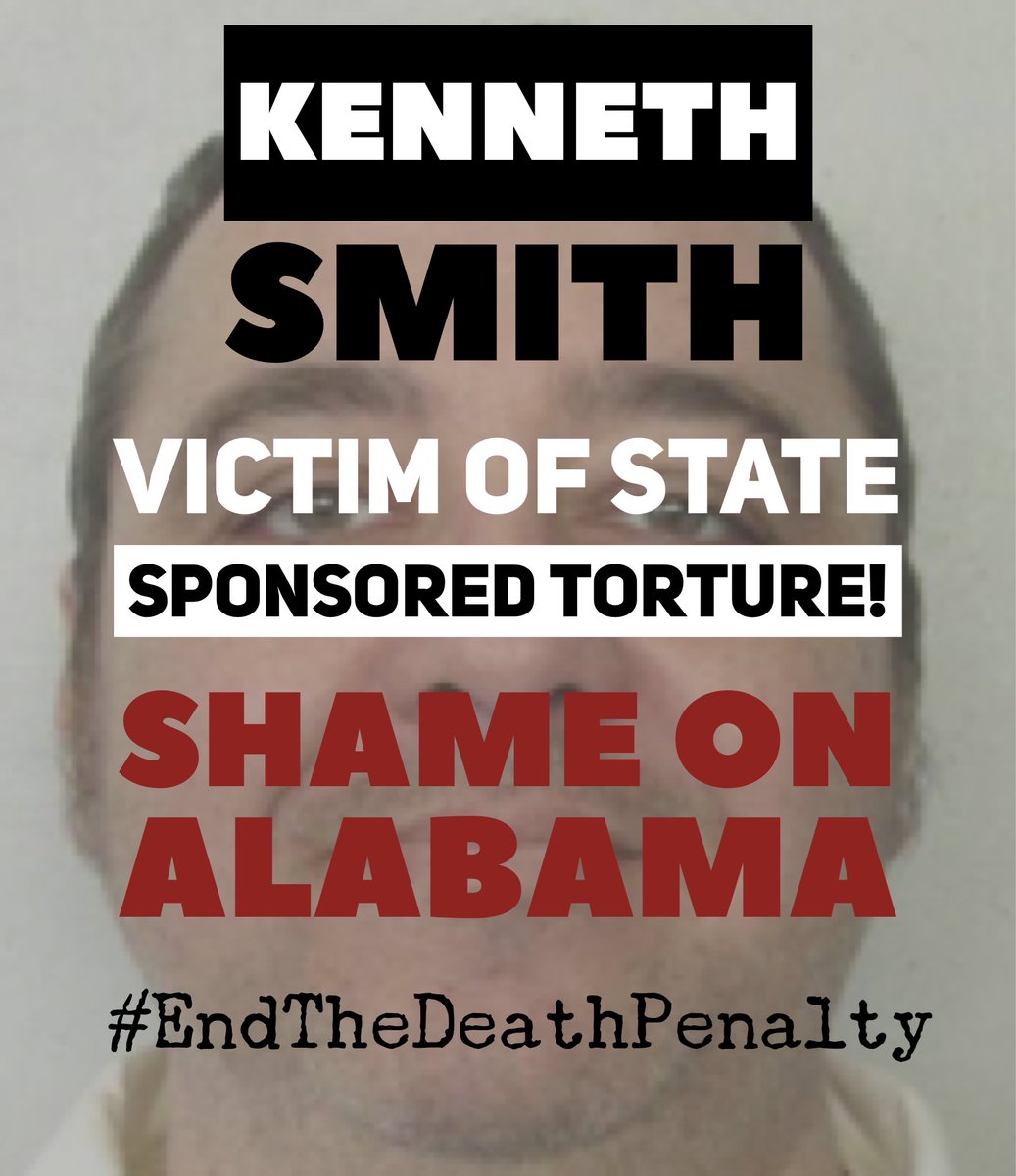 According to a reporter who witnessed #KennethSmith's execution yesterday: 'This was the fifth execution that I’ve witnessed in Alabama, and I have never seen such a violent reaction to an execution.' Shame on you @GovernorKayIvey for not stopping this horror show!