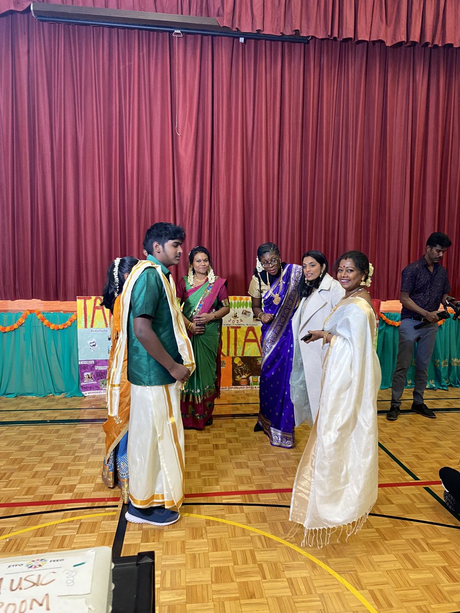 Thank you @Anu_Sris Our @tdsb trustee has arrived. We are honoured to have share her insights with our staff, students and CDG community. @TDSB_Tamil