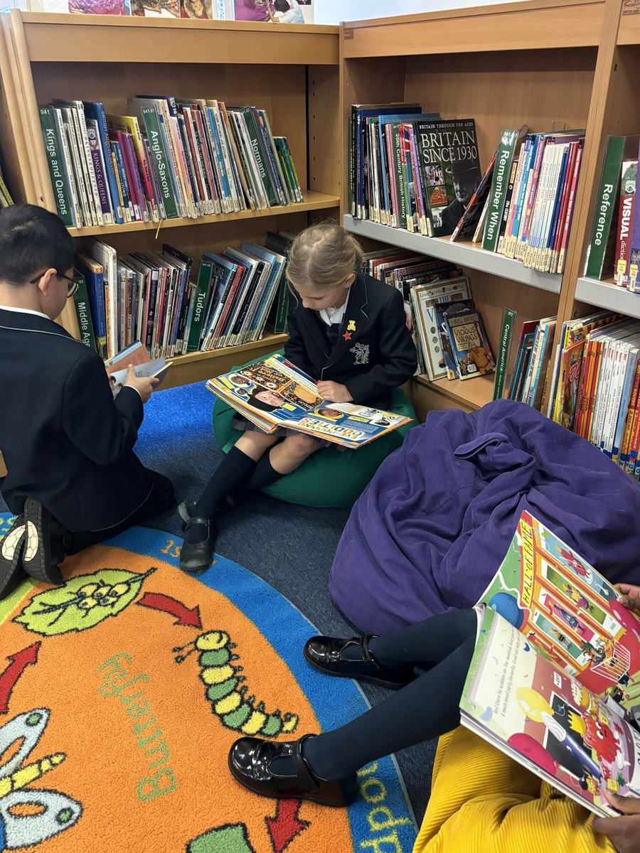 Year 3 enjoyed time in the library today. Curling up with a good book is a great way to spend time! #WeAreLJS #Opportunity