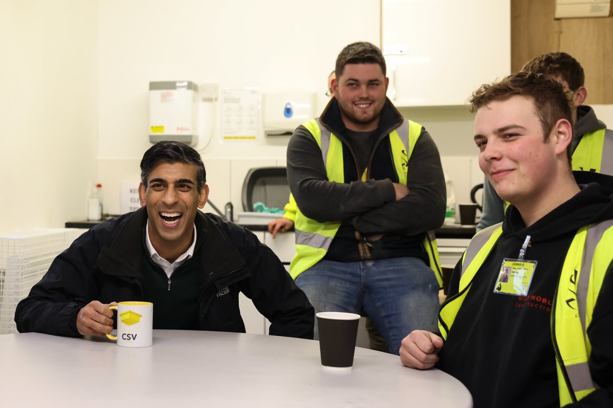 Conservatives's tweet image. We've made tough decisions on the economy while supporting people through global shocks like the pandemic.

Because of those decisions, we're able to now cut taxes.

From today, that tax cut will appear in your payslip. And it’ll put £450 back in the pocket of the average worker.