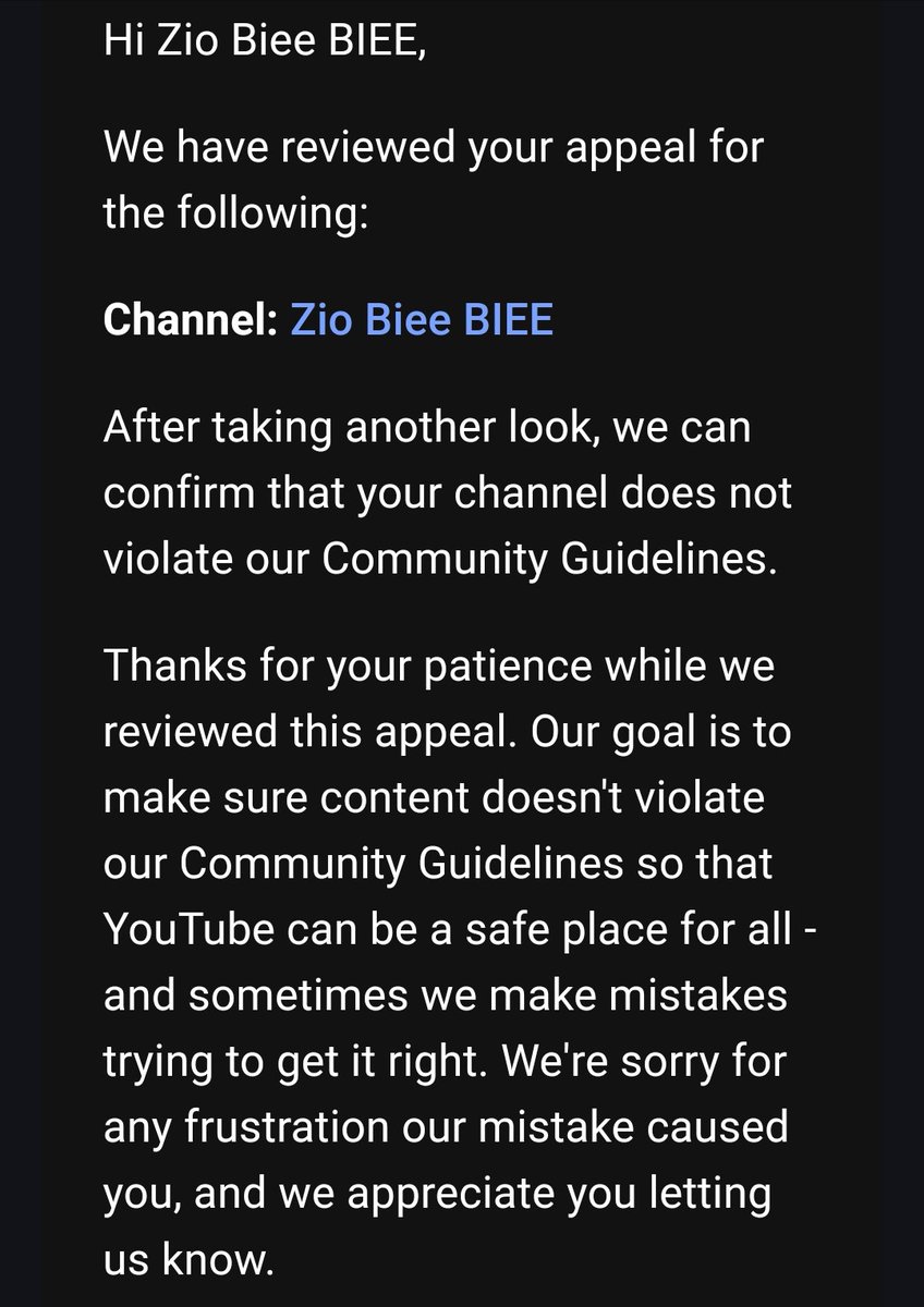 RajaGaming32's tweet photo. @TeamYouTube Thank You Team YouTube I Got Back my channel after 1 hour https://t.co/YTaAudHkXv