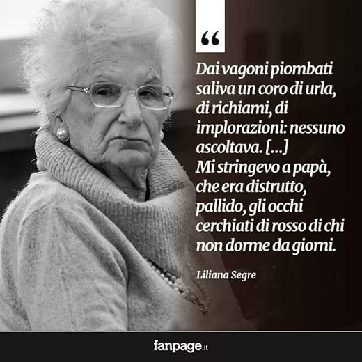 Immaginatevi rinchiusi in un vagone, stipati come bestie al macello, diretti verso atrocità indicibili Immaginate vostro figlio tra le braccia, l'impossibilità a proteggerlo No, non si può immaginare Ma possiamo ascoltare chi l'ha vissuto, per capire #GiornoDellaMemoria