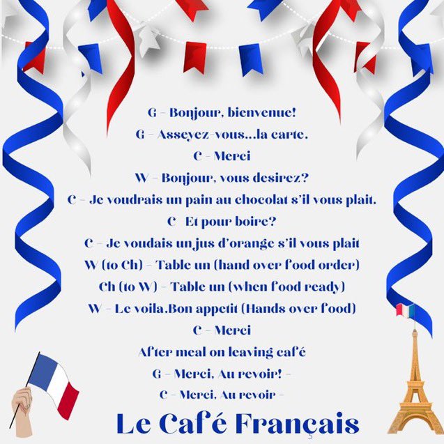 P5 are excited to bring our role play to life when they host our whole school Café Français next week to celebrate #LanguagesWeekScotland2024 #collaborativemodel #community #skillsforlife