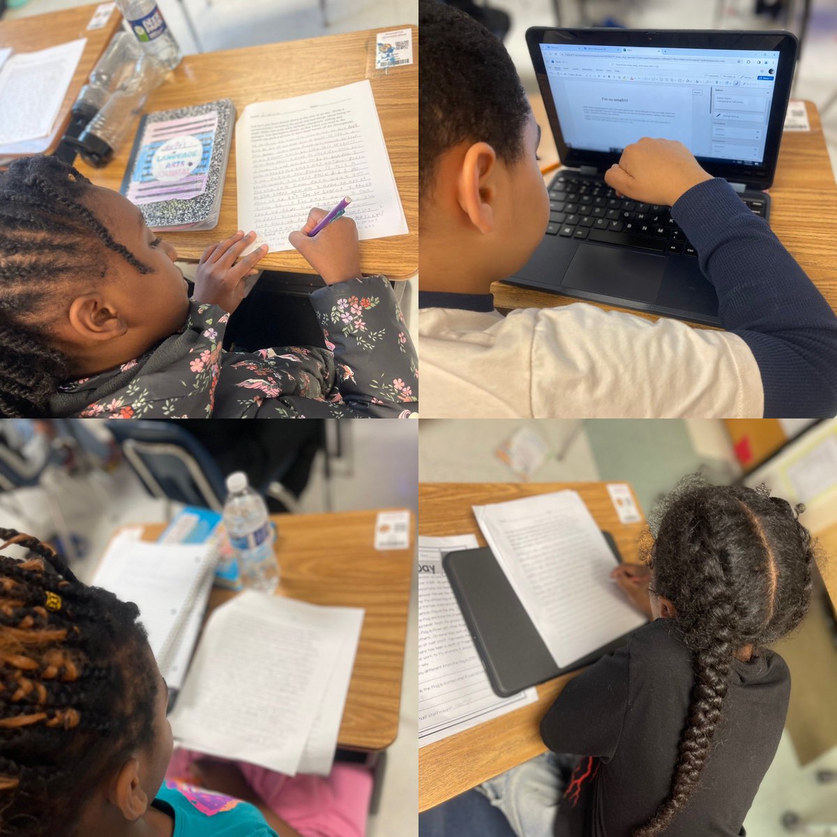 amybytheton's tweet photo. ♥️ a quick turn around! Narrative Writing in Action- Transfer of knowledge from Coach to Teacher to Students. 🐯 were excited to share their quick drafts under the doc 📷 & return to finish their writings ✏️! Awesome work 🐯! #TeamLift #EveryChildReads @NPorter17 @aplatimore https://t.co/A6iArlslwa