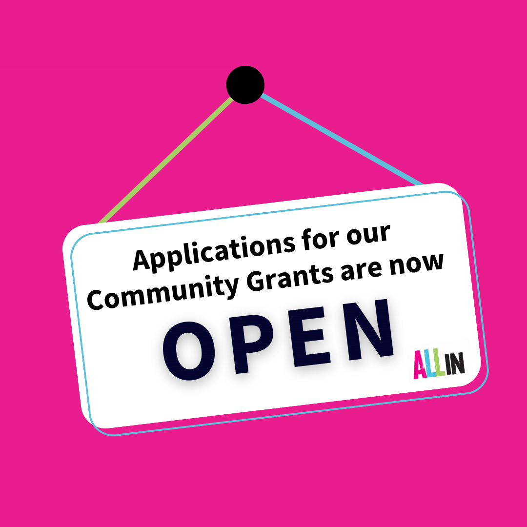 Our Alliance Community Grants are now open! 🎉

There’s £12,000 on offer for 12 local community groups, projects and organisations who make a positive impact in Braintree, Witham, Halstead or Colchester.

Apply by Friday 16 February by clicking here: bit.ly/3vRgOBM