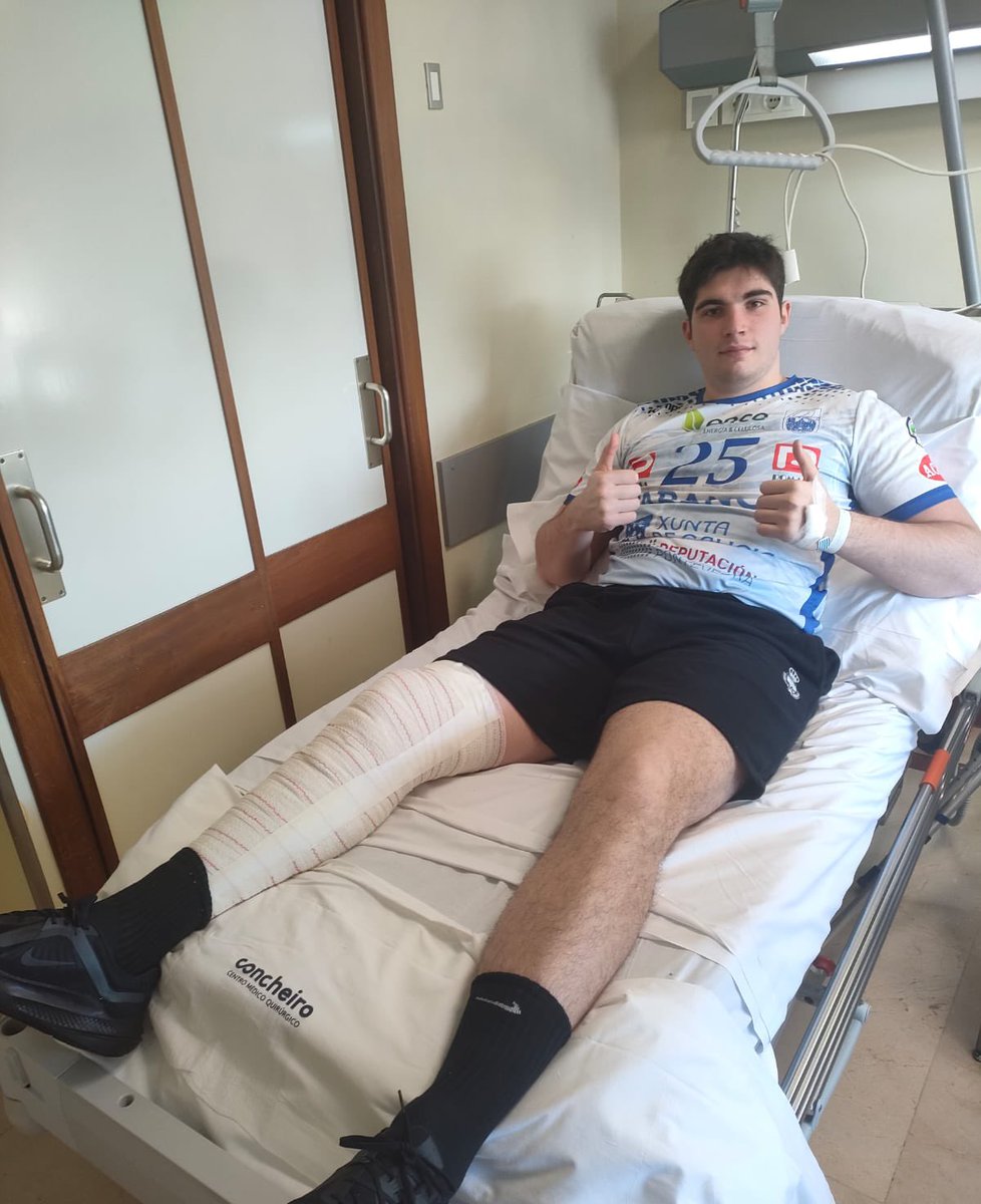 Carlos Ocaña foi operado con éxito este mércores. Comenza o lento proceso de recuperación, moito ánimo! 💪 

#VamosCisne #OrgullososDoNoso