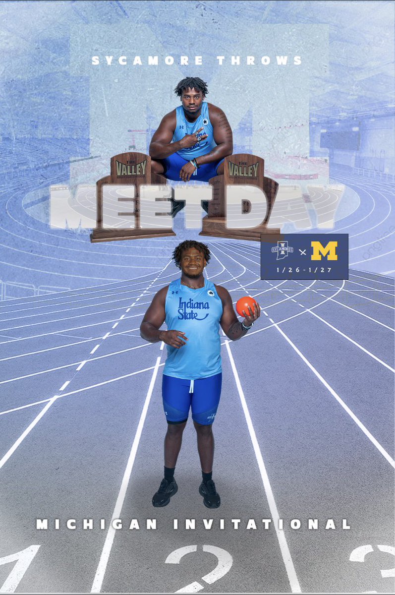 It’s MEET DAY! 
•
Day One: 1/26
•
Women’s WT: 3:45pm 
Niesha Anderson &amp; Erin Reese 
(flight 2 of 2)
•
Men’s WT: 5:30pm
Ryan Golliher (flight 1 of 2)
Noah Bolt, Brett Norton, &amp; Elias Foor 
(flight 2 of 2)
•
Stay tuned for results.
Live stream will be on instagram!