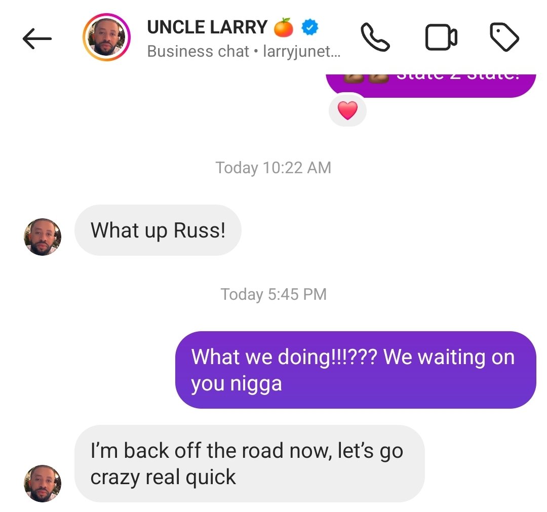 LaRussellGC's tweet photo. LaRussell x @larryjunetfm 

GOOD JOB BAY AREA 🤝🏿 https://t.co/ulXBfVbBbi