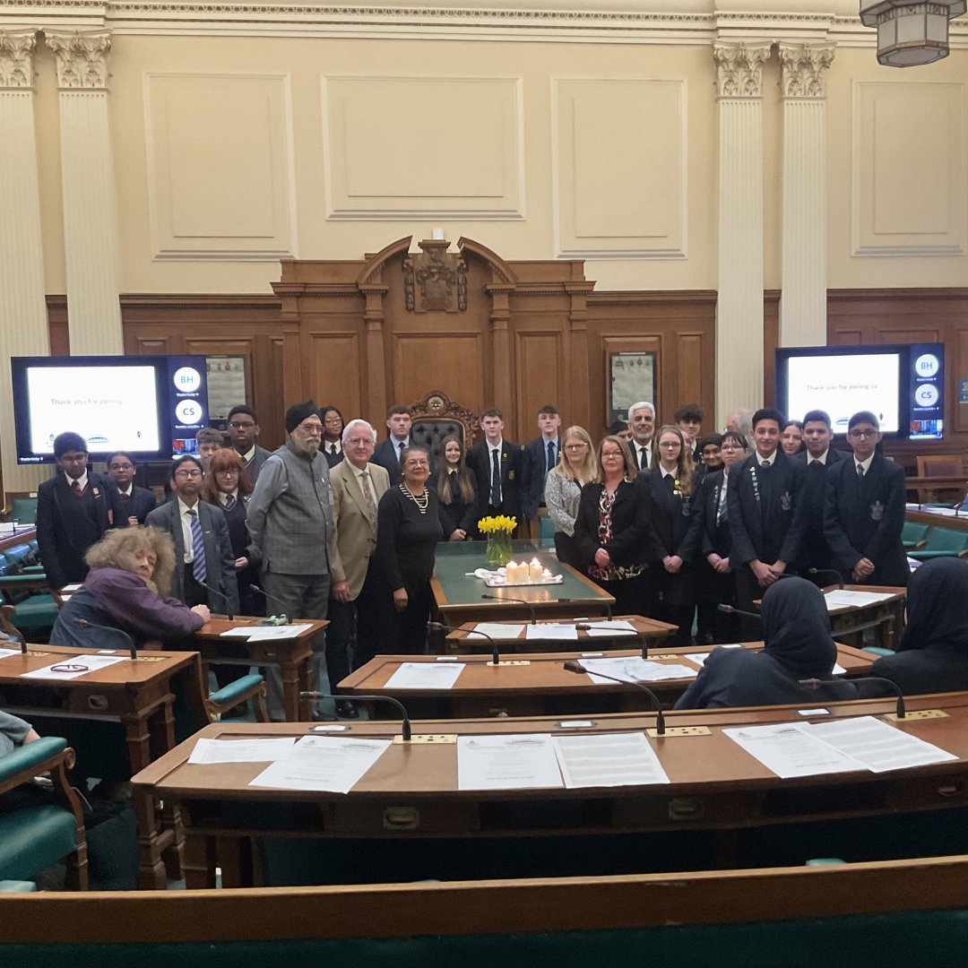 The borough’s annual Holocaust Memorial Day ceremony brought together faith representatives and schools to remember and pay respects to victims of genocide, oppression and torture.