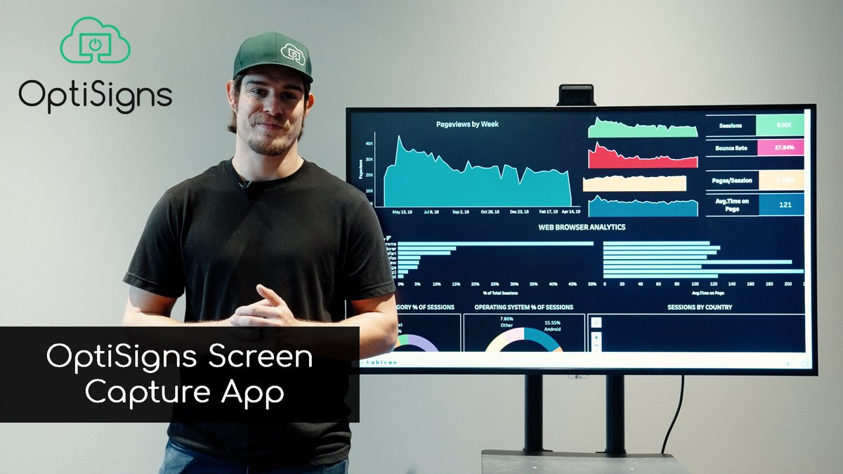 OptiSignsInc's tweet photo. OptiSigns Screen Capture App: Designed for Pro Plus and Enterprise plans, this app provides a practical yet effective alternative for displaying KPIs on digital displays, effortlessly overcoming system diversity and security challenges. 
Get started now! https://t.co/Gpcpie5u4m https://t.co/0QwJjf1TA0