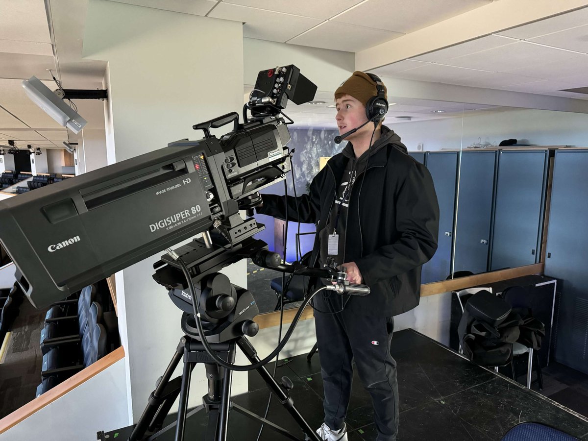 Congrats to LRATC Broadcasting Program students Caden (WPC) and Caleb (Ecole Communcautaire Real-Bedard) on a successful internship and job offers to work with True North Sports and Entertainment in house Jets/Moose games production team. 👏👏👏