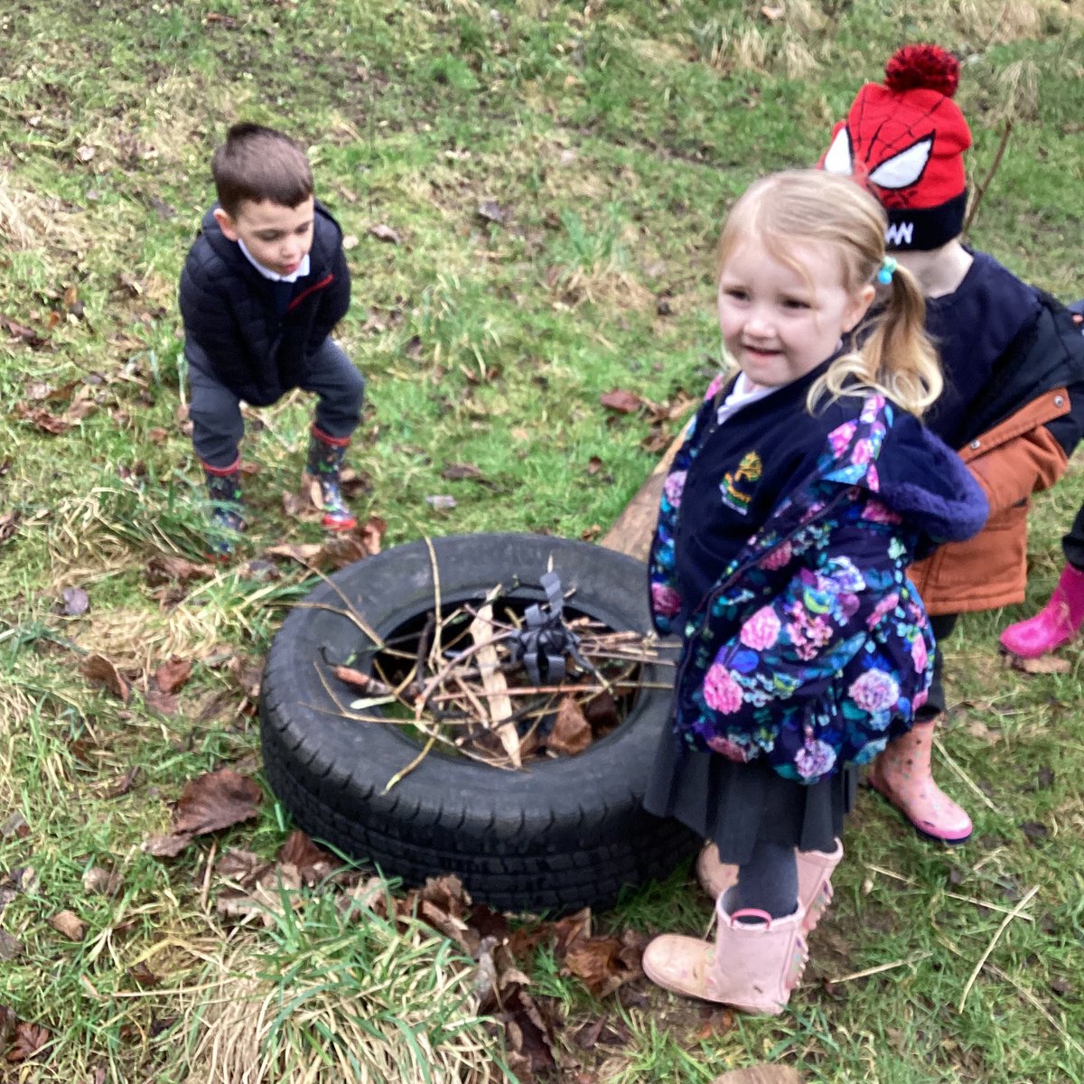 EgremontEYFS's tweet image. We have enhanced our STEM skills by completing some forest based science experiments. We went to forest school and used natural materials to make a web for a spider. Then we used different materials in class to make balancing butterflies #sciencetechnologyengineeringmathematics