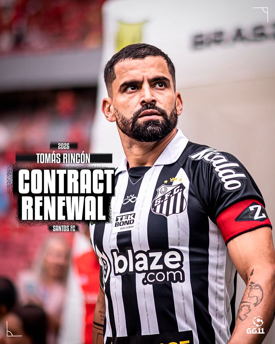 GG11_official's tweet photo. The General remains in Santos ➡️ 2026.
It’s time to get the team together  get back on top 🤝
#GG11 #GG11Family https://t.co/4yK9W9VeOJ