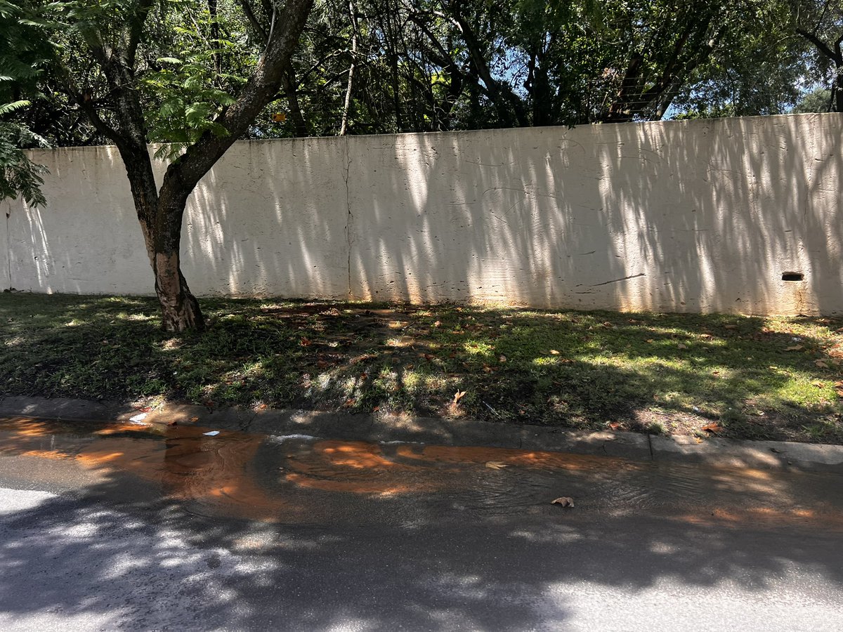 kvdwalt's tweet photo. @JHBWater water coming out of the ground on berkeley Avenue for last 3 days. Closest corner is grosvener rd and berkeley Ave. https://t.co/XQQGbi9BZ6