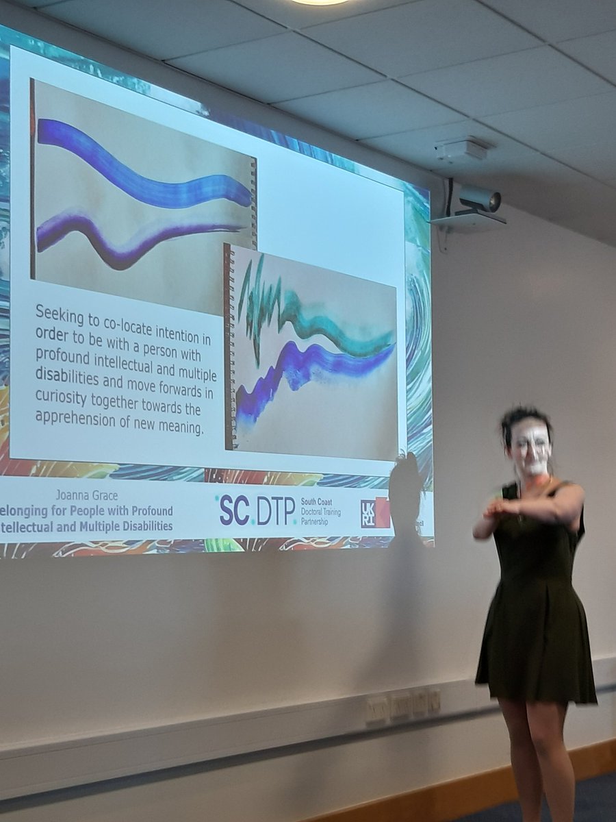South Coast DTP (@southcoastdtp) on Twitter photo <a href="/jo3grace/">Joanna Grace PhD</a> is presenting her study using artwork and embodying her ideas in creative ways. We are all a bit wowed! <a href="/jo3grace/">Joanna Grace PhD</a> is presenting her study using artwork and embodying her ideas in creative ways. We are all a bit wowed!