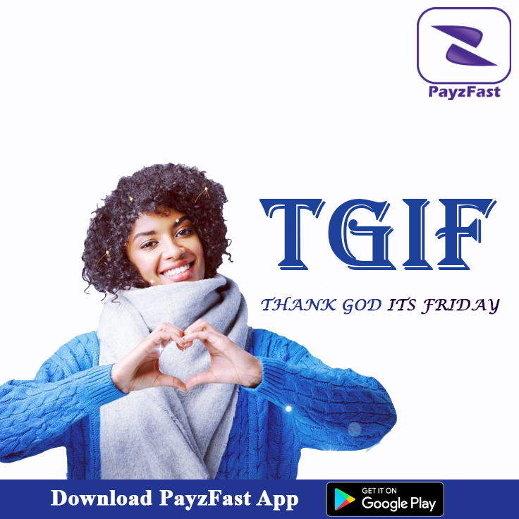 FastPayz's tweet photo. TGIF 📷📷📷📷
Recharge Airtime with the 2% Discount Feature,
Subscribe all your Cable Tv bills and so much more on the Payzfast App.
Relax and unwind this weekend.
https://t.co/YDer2gCFwq https://t.co/qurTkSUUPf