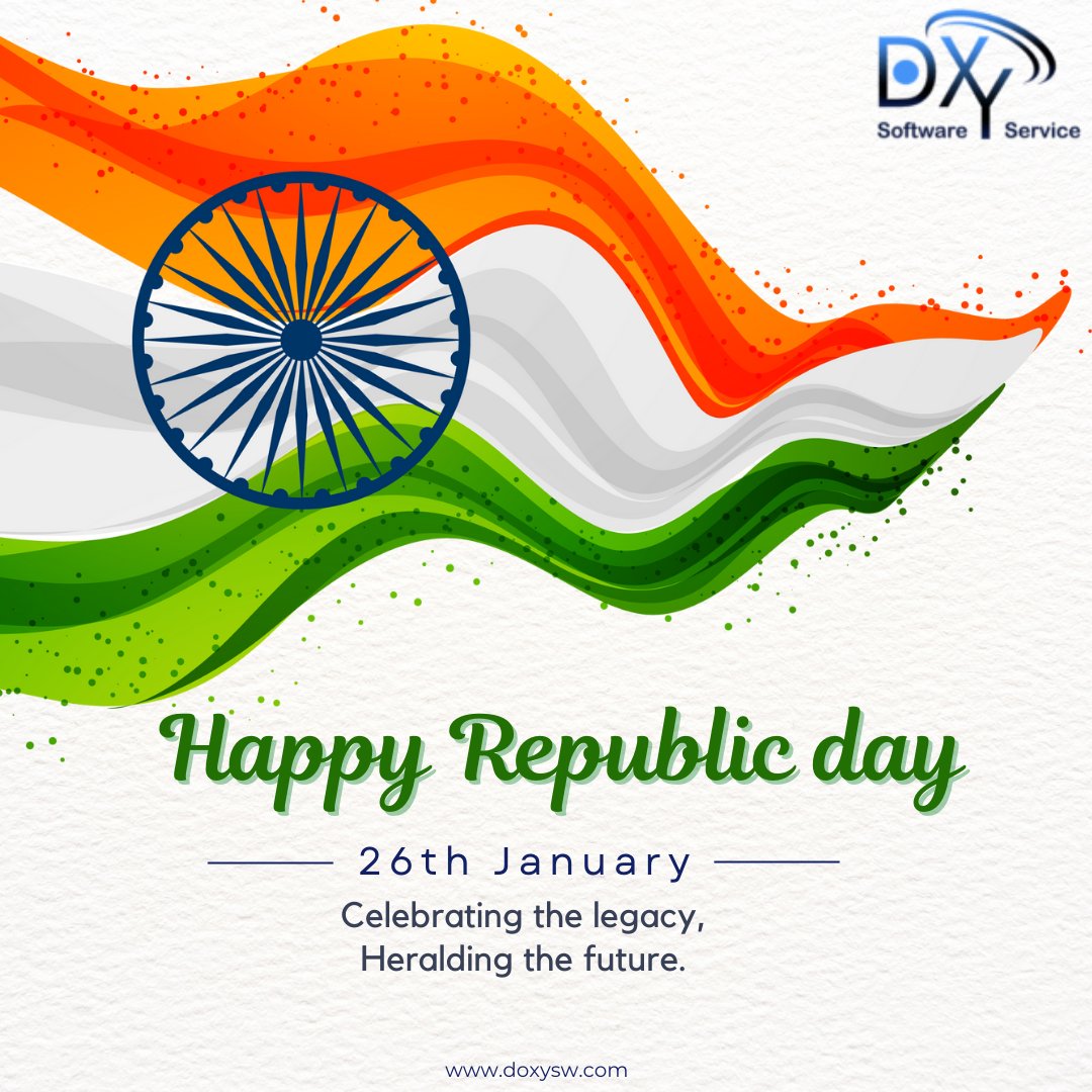 DoxySoftware's tweet image. Empowering Dreams, Enabling Progress!
Happy Republic Day to all our fellow Indians! 📷 Today, as we celebrate the resilience and growth of our nation, let's also recognize the role technology plays in shaping a dynamic future. 📷📷
#RepublicDay #DigitalIndia #DoxySoftware