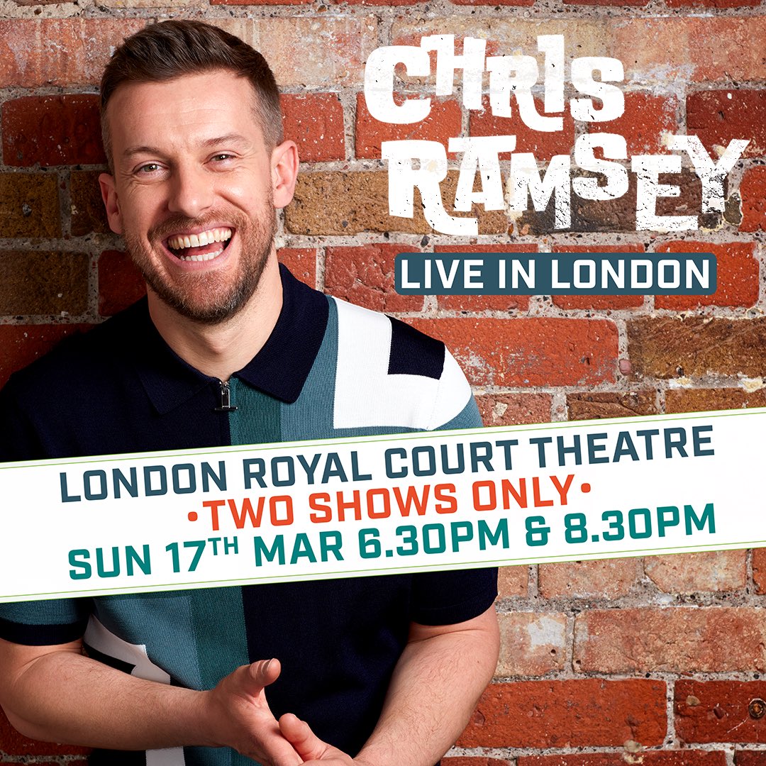 LONDON! I’m recording a stand up special in you. Some material from my old tour and some new bits. Be amazing to not have to do it in an empty venue… Tickets here ⬇️ royalcourttheatre.com/whats-on/chris…