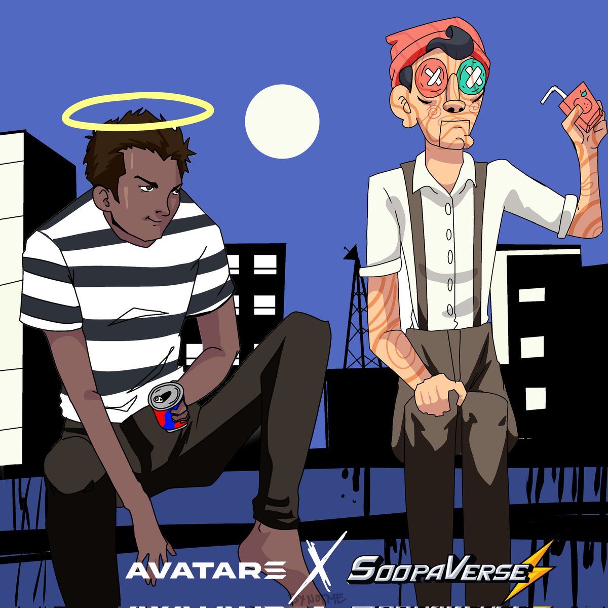 Yo.. I made an fan art for @TheAvatarsNFT x <a href="/soopaverse/">SoopaVerse</a> collaboration.