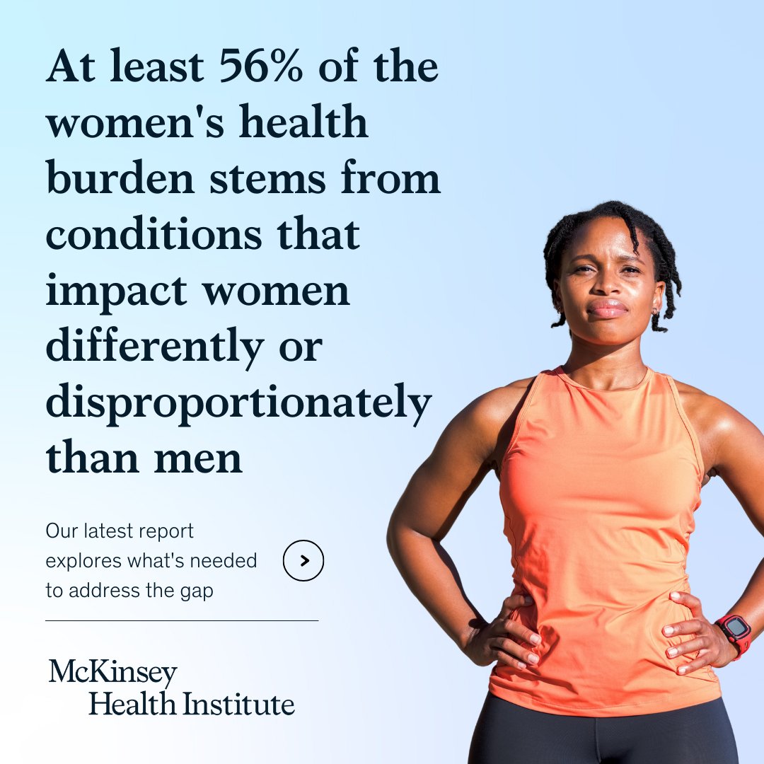 Too often, women’s health is given a narrow definition – emphasizing only reproductive or maternal health – leading to gaps in knowledge and underinvestment. 🌍🚺