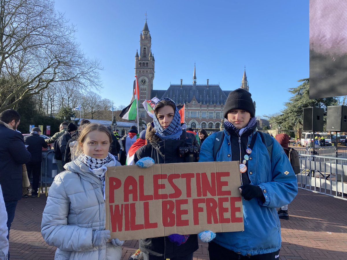 Week 284. Today we are many protesting in The Hague outside the International Court of Justice as it will deliver its order on the request for the indication of provisional measures, submitted by South Africa. Israel - as well as those who support Israel’s brutal attacks and…