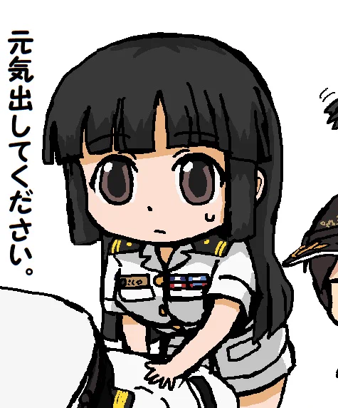 #これを見た人は自分の看板娘の画像を貼れ#艦これ 「#加賀」と護衛艦「#かが」ver艦これ 「#涼月」の護衛艦「#すずつき」ver当鎮守府オリジナルのさくやちゃん#艦船めぐり さんの「#くれない5」のイラストに描いた女の子。 