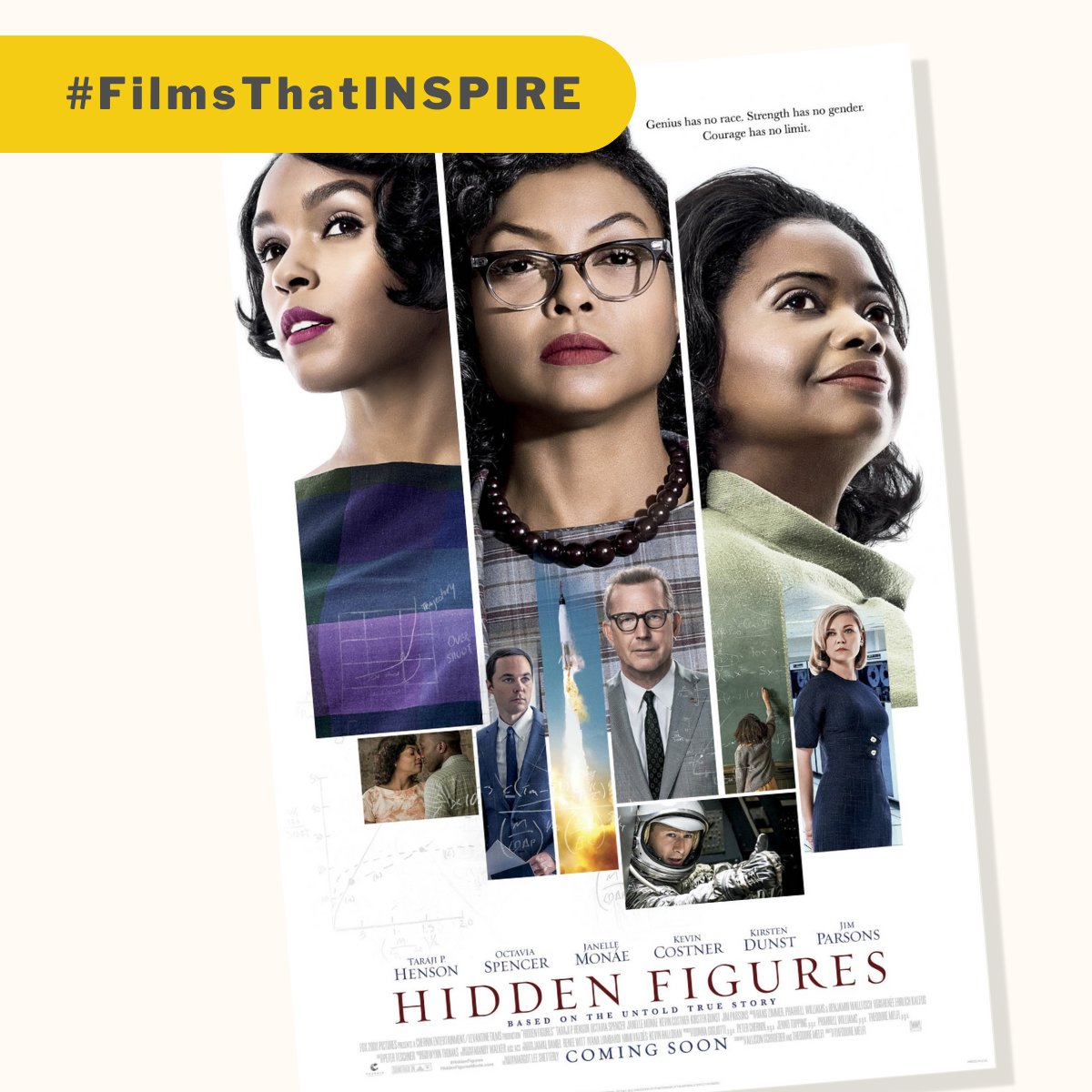 Oftentimes, gender alone is not the only source of #inequality - there are multiple intersecting factors at play when we discuss #discrimination in our societies. 

🎬Today's pick for our #FilmsThatINSPIRE list clearly shows that: #HiddenFigures! Have you seen it? 👇