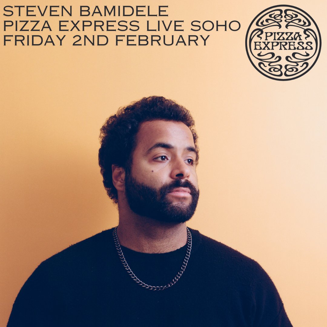 ✨Next weekend✨ <a href="/StevenBami/">Steven Bamidele</a> live at <a href="/pizzajazzclub/">PizzaExpress Live</a> Soho. Tickets here: pizzaexpresslive.com/whats-on/steve…