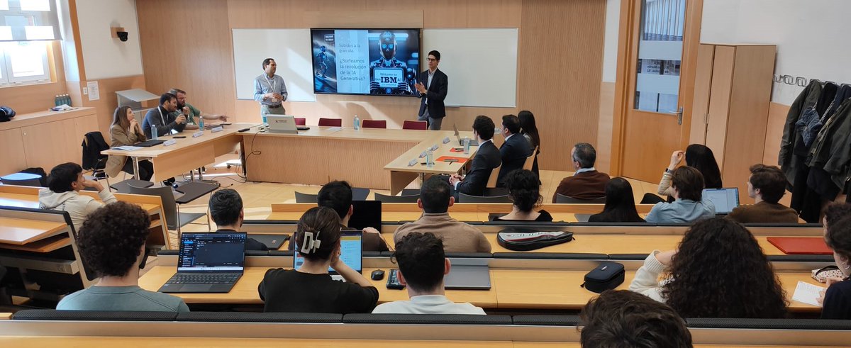 Comillas_OPE's tweet photo. Os dejamos un breve recordatorio del Career Coffee sobre Inteligencia Artificial desarrollado el pasado miércoles con la participación de @ECIJA, @la_Mutua e @IBM_ES, que aportaron su visión sobre el desarrollo profesional en este área en constante crecimiento.

#somoscomillas https://t.co/ZMpWvNuMzL
